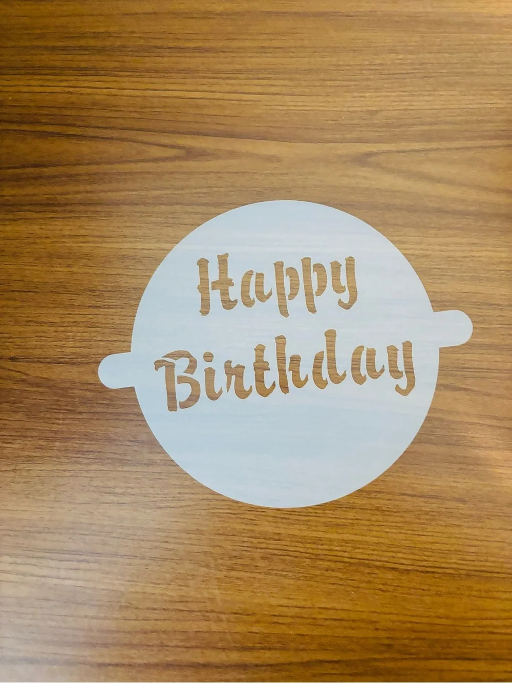 New 2003 Retired Pampered Chef Cake Stencils Swirl Star Balloon Happy Birthday
